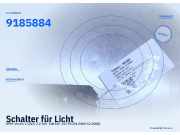 Schalter für Licht OPEL Vectra C (Z-C) 9185884