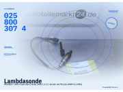 Lambdasonde PEUGEOT 205 I Cabriolet (741B, 20D) 0258003074