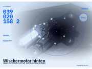 Wischermotor hinten VOLVO V50 (545) 0390201582