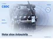 Motor ohne Anbauteile VW Passat B6 Variant (3C5) CBDC