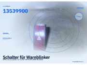 Schalter für Warnblinker OPEL Corsa C (X01) 13539900