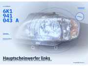 Hauptscheinwerfer links SEAT Cordoba Vario II (6K) 6K1941043A