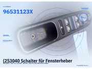 (253040 Schalter für Fensterheber PEUGEOT 307 CC 96531123X) 96531123X