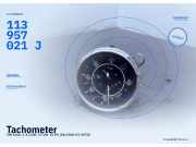 Tachometer VW Käfer 113957021J