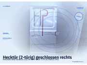Hecktür (2-türig) geschlossen rechts MERCEDES-BENZ 100 Kasten (631)