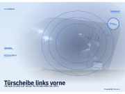 Türscheibe links vorne VW Golf II (19E)