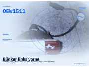 Blinker links vorne SUBARU Justy I (KAD) OEW1511