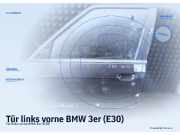 Tür links vorne BMW 3er (E30)