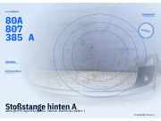 Stoßstange hinten AUDI Q5 (FY) 80A807385A