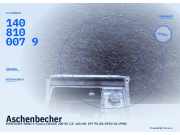 Aschenbecher MERCEDES-BENZ S-Klasse (W140) 1408100079