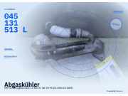 Abgaskühler VW Fox Schrägheck (5Z) 045131513L