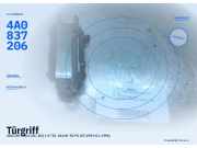 Türgriff AUDI 80 Avant (8C, B4) 4A0837206
