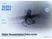 Motor Fensterheber links vorne MAZDA 121 I (DA) 36201-61364