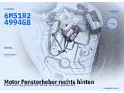 Motor Fensterheber rechts hinten FORD Focus C-Max (DM2) 6M51R24994GB