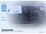 Tachometer RENAULT Kangoo I (KC) 8200176654