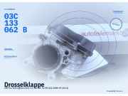 Drosselklappe VW Fox Schrägheck (5Z) 03C133062B