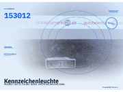 Kennzeichenleuchte PEUGEOT 307 CC 153012