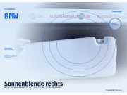 Sonnenblende rechts BMW 3er (E46) BMW