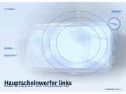 Hauptscheinwerfer links RENAULT 21 Kombi (K 48)