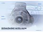 Achsschenkel rechts vorne OPEL Astra G Cabriolet