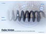 Feder hinten MERCEDES-BENZ CLK (C208)