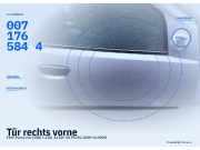 Tür rechts vorne FIAT Punto Van (188) 0071765844