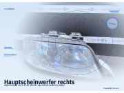 Hauptscheinwerfer rechts AUDI A6 (4B, C5)