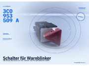 Schalter für Warnblinker VW Passat B6 (3C2) 3C0953509A