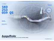 Auspuffrohr VW Golf IV Variant (1J) 1K0253059QS