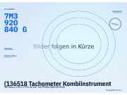 (136518 Tachometer Kombiinstrument VW Sharan (7M)7M3920840G) 7M3920840G
