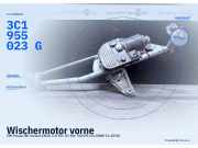 Wischermotor vorne VW Passat B6 Variant (3C5) 3C1955023G