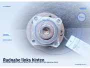 Radnabe links hinten MERCEDES-BENZ A-Klasse (W169)