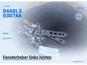 Fensterheber links hinten FORD Escort IV Cabriolet (ALF) 84ABL30307AA