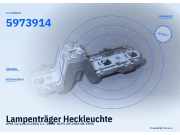 Lampenträger Heckleuchte OPEL Corsa A CC (S83) 5973914
