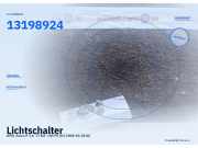 Lichtschalter OPEL Astra H 13198924