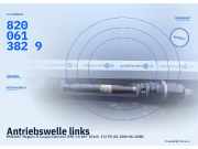 Antriebswelle links RENAULT Megane II Coupe/Cabriolet (EM) 8200613829