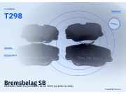 Bremsbelag SB MERCEDES-BENZ 190 (W201) T 298