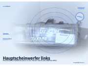 Hauptscheinwerfer links MAZDA 626 III Hatchback (GD)