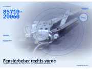 Fensterheber rechts vorne TOYOTA Previa I (R1, R2) 85710-20060