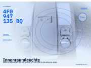 Innenraumleuchte AUDI A6 Allroad (4F) 4F0947135BQ