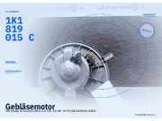 Gebläsemotor VW Caddy III Kasten (2KA) 1K1819015C