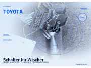 Schalter für Wischer TOYOTA Yaris (P1) TOYOTA