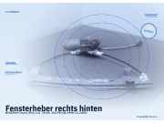 Fensterheber rechts hinten NISSAN Primera (P11)