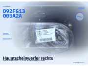 Hauptscheinwerfer rechts FORD Fiesta III (GFJ) D92FG13005A2A