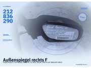 Außenspiegel rechts FORD Focus II Turnier (DA3) 212836290
