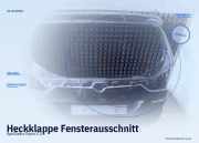 Heckklappe Fensterausschnitt Opel Zafira Tourer C (P12)