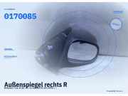 Außenspiegel rechts RENAULT Clio II (B) 0170085