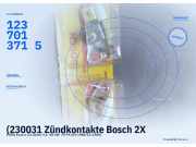 (230031 Zündkontakte Bosch 2X FORD Escort Fiesta Capri 1237013715) 1237013715