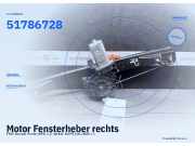 Motor Fensterheber rechts FIAT Grande Punto (199) 51786728