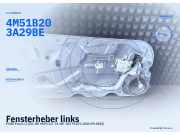 Fensterheber links FORD Focus II 2 Türer 4M51B203A29BE